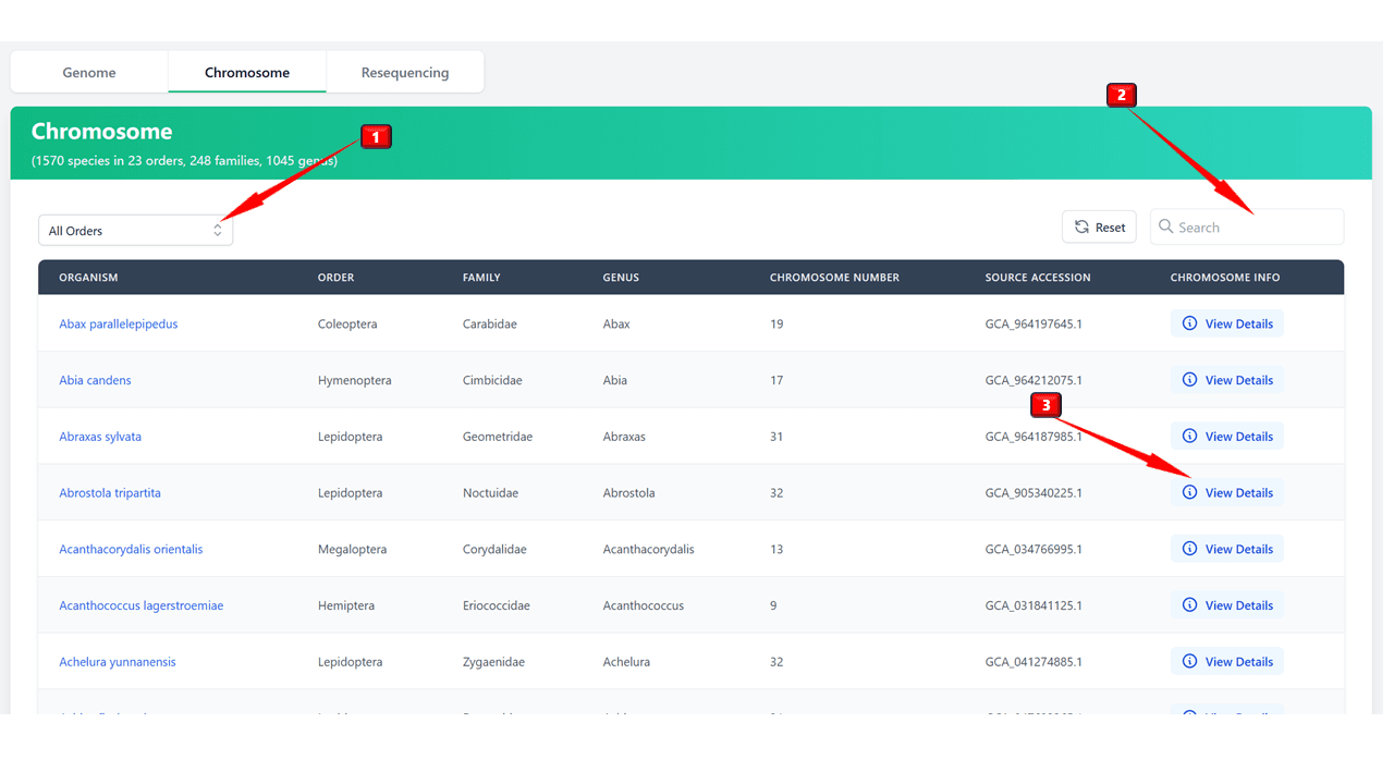 Chromosome Module Interface